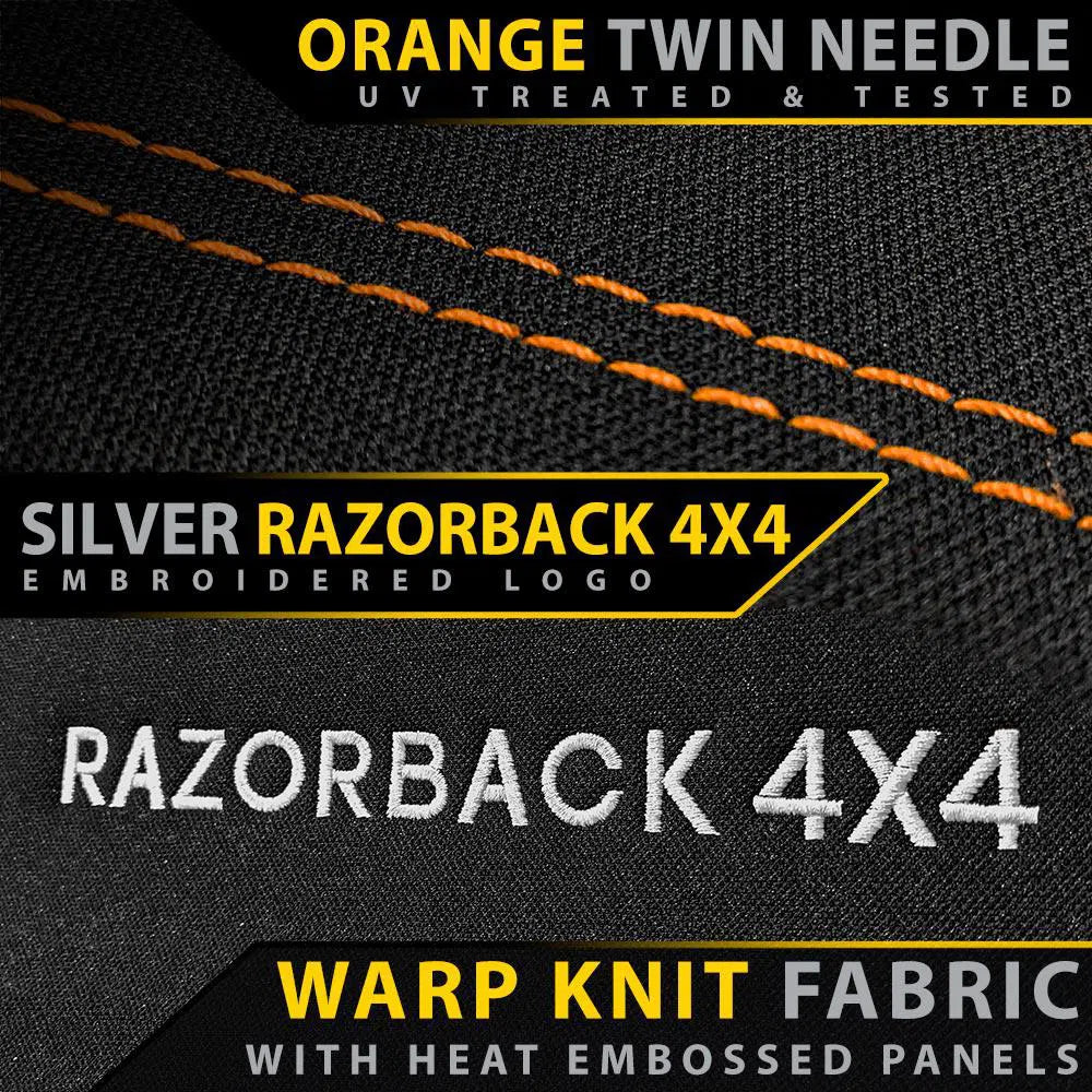 Razorback 4x4 - Mitsubishi New-Gen Triton - GP6 Premium Neoprene Rear Row Seat Covers (Available)