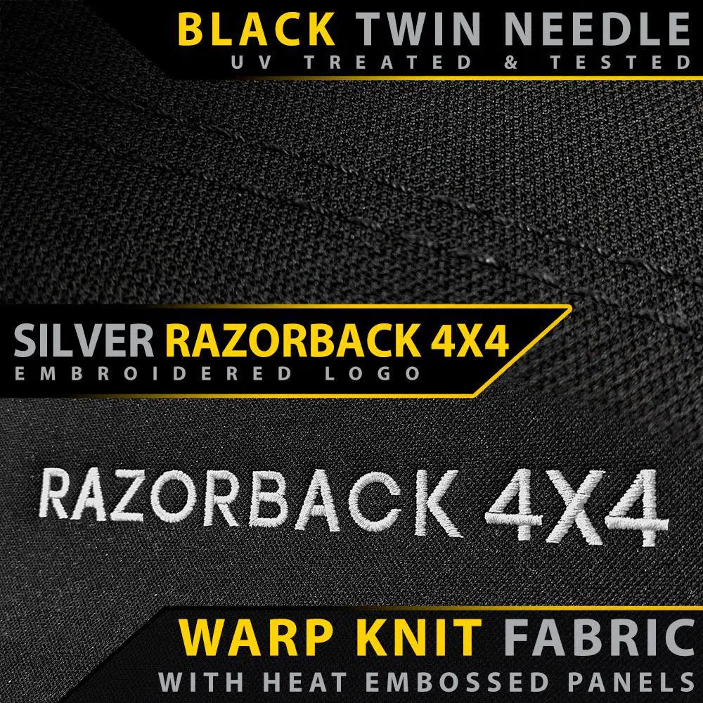 Razorback 4x4 - Toyota Landcruiser 80 Series - DX & Standard - GP6 Premium Neoprene 2nd Row Seat Covers - 100% Bench (Made to Order)