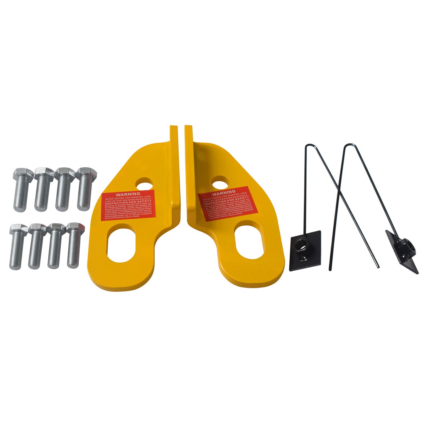 Front Recovery Tow Point Kit 5 Tonne Hitch Suitable For Nissan Patrol GU Series 2 3 4 5 Yellow Color