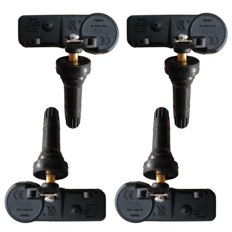 Tyre Pressure Sensor (4 Pcs) - Suitable For Jeep Grand Cherokee Wrangler Commander 56029398AA 2007-2015
