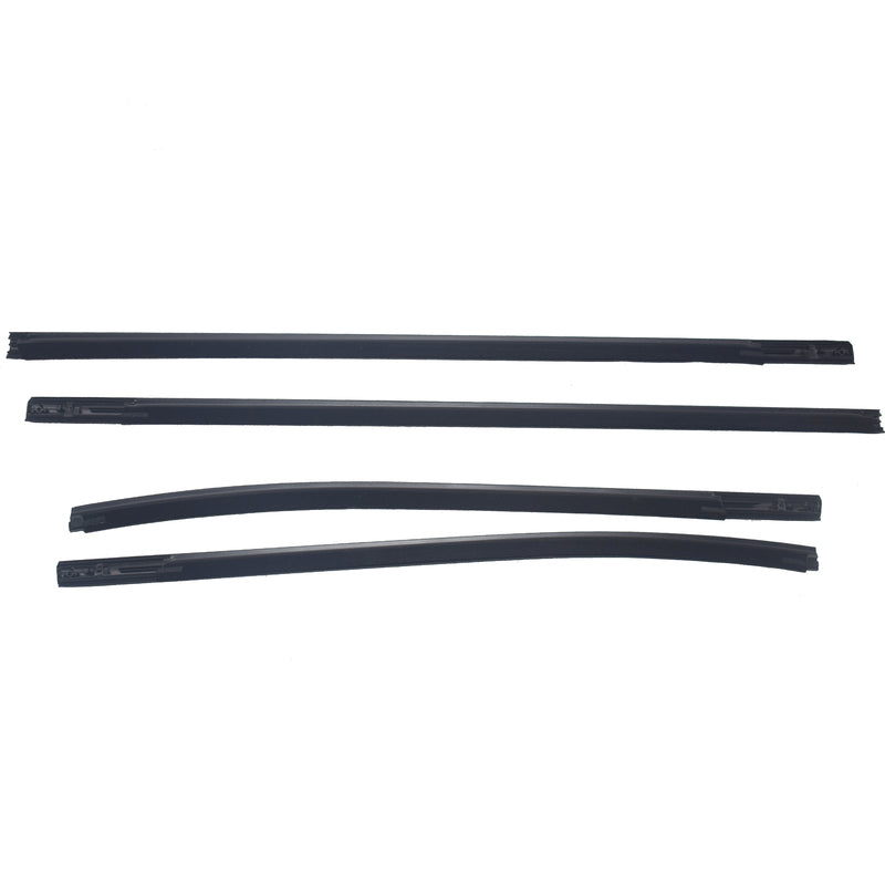 4 Pcs Outer Door Window Rubber Seal Trim Suitable For Ford Ranger PX XL 2012-2020