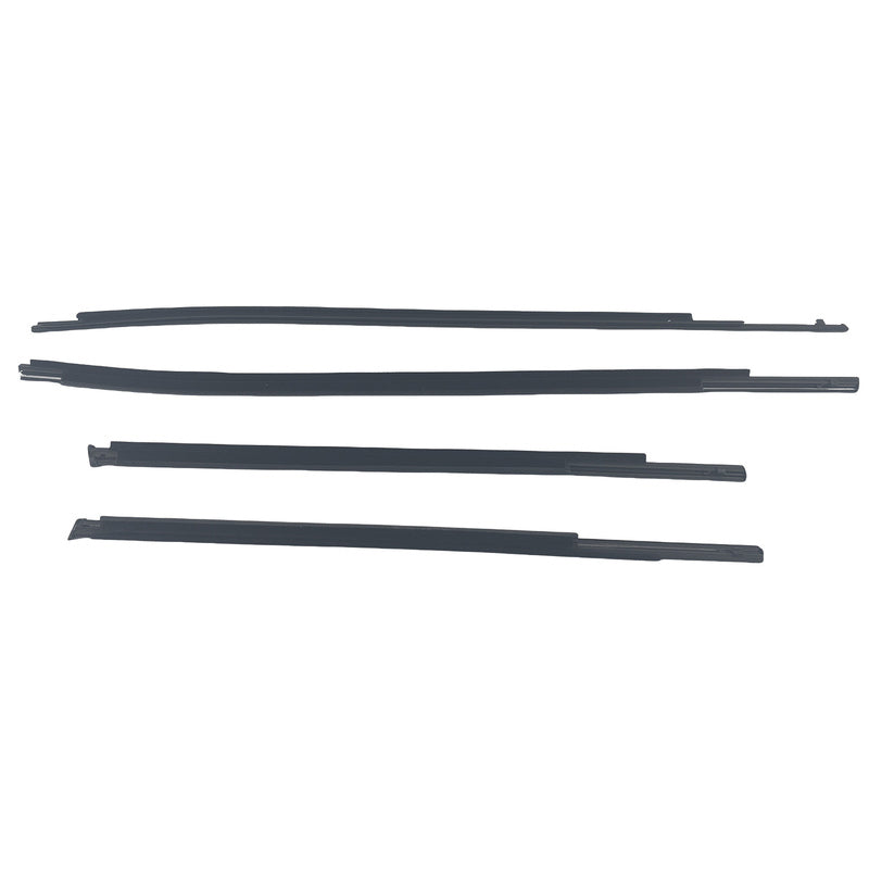4 Pcs Outer Window Mould Seal Trim Suitable For Toyota Hilux Revo 4 Doors 2015-2021