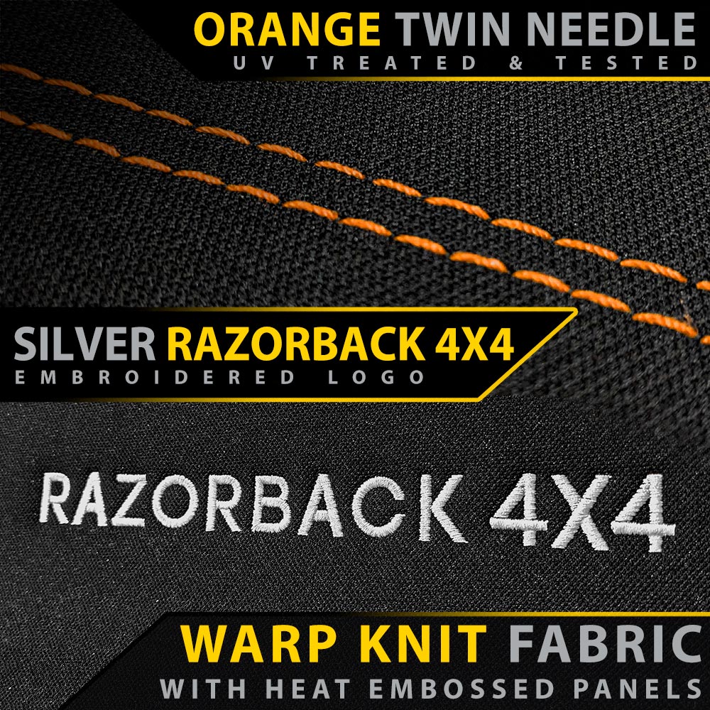 Razorback 4x4 - Mazda BT-50 TF - GP6 Premium Neoprene Rear Row Seat Covers (Available)
