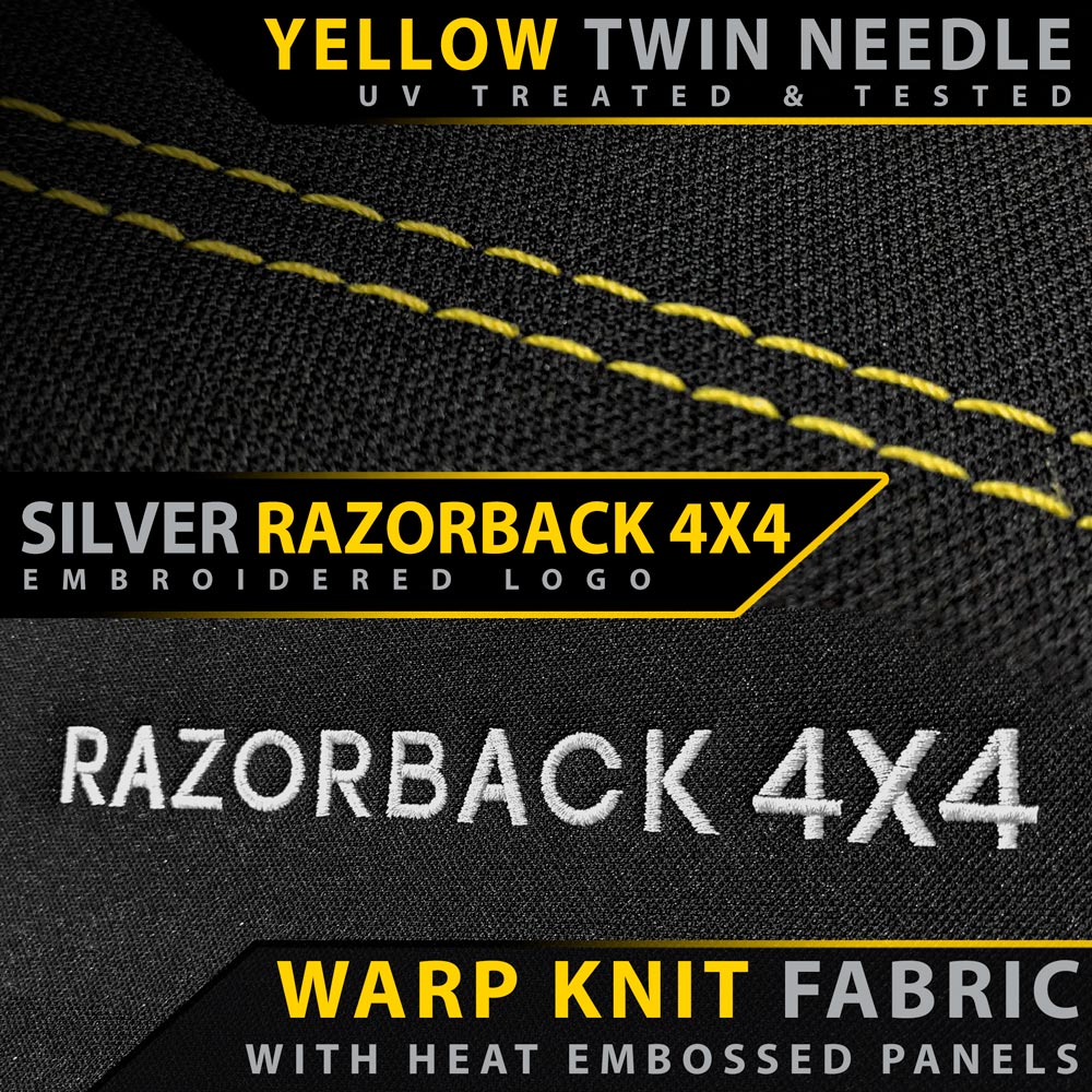 Razorback 4x4 - Mazda BT-50 TF - GP6 Premium Neoprene Rear Row Seat Covers (Available)