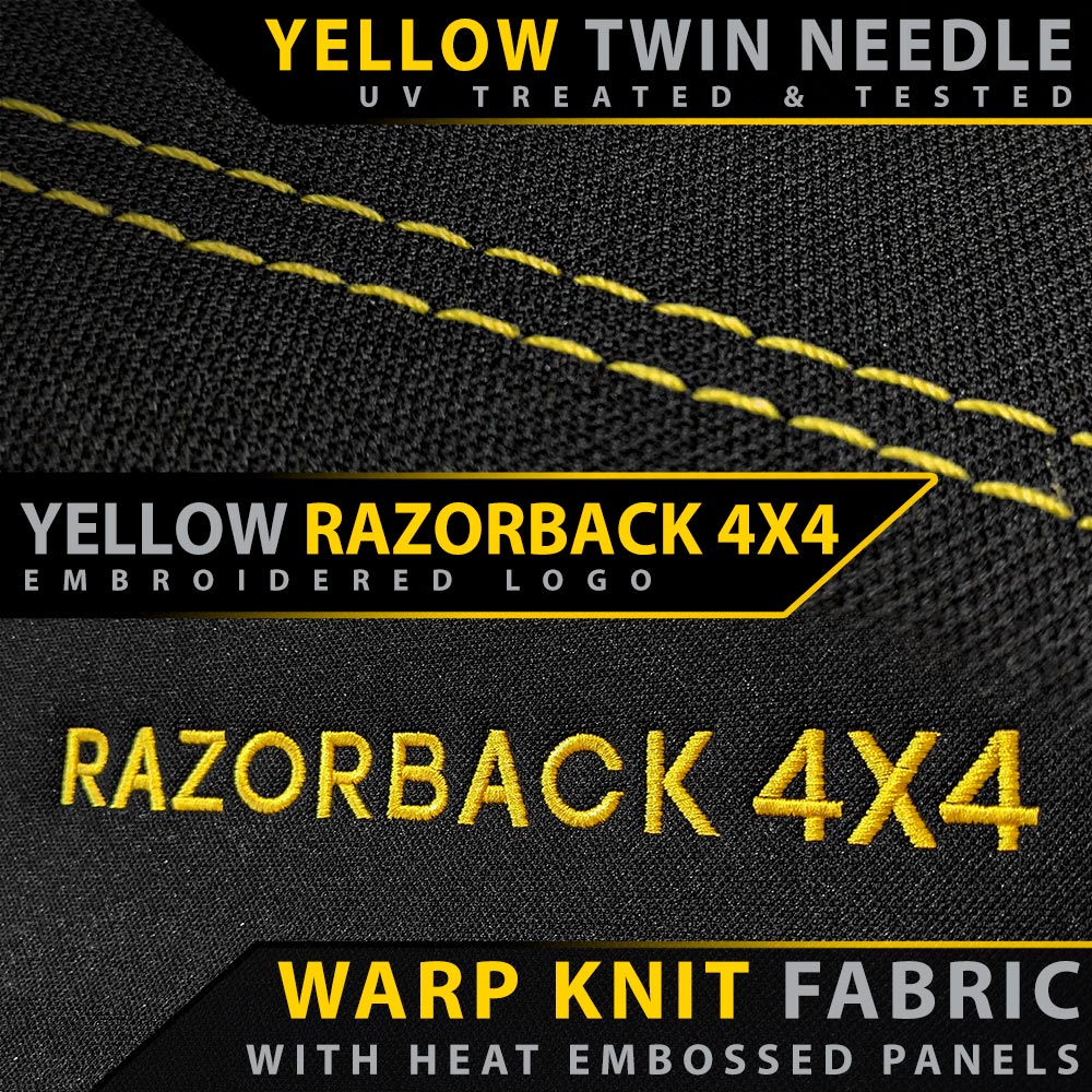 Razorback 4x4 - Mazda BT-50 TF - GP6 Premium Neoprene Rear Row Seat Covers (Available)