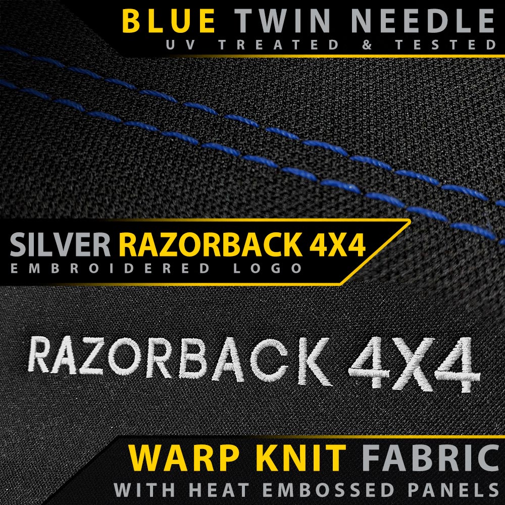 Razorback 4x4 - Mazda BT-50 TF - GP6 Premium Neoprene Rear Row Seat Covers (Available)