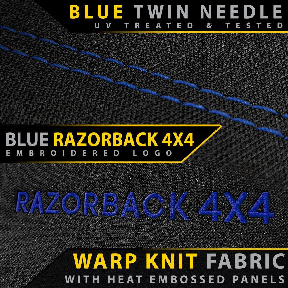 Razorback 4x4 - Toyota Hilux 9th Gen - SR5, SR5+, Rogue & Rugged X - GP6 Premium Neoprene Front Row Seat Covers (Available)