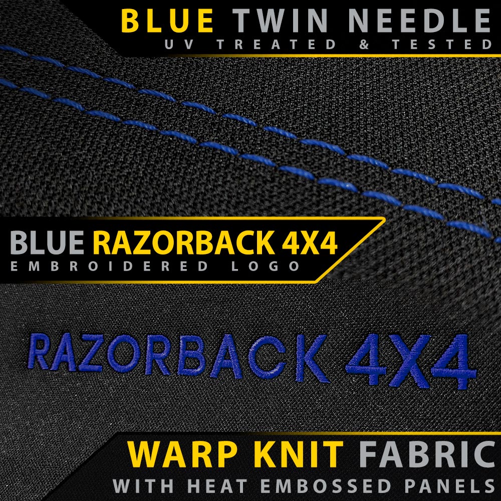 Razorback 4x4 - Mazda BT-50 UN - GP6 Premium Neoprene 2x Front Seat Covers (Made to Order)