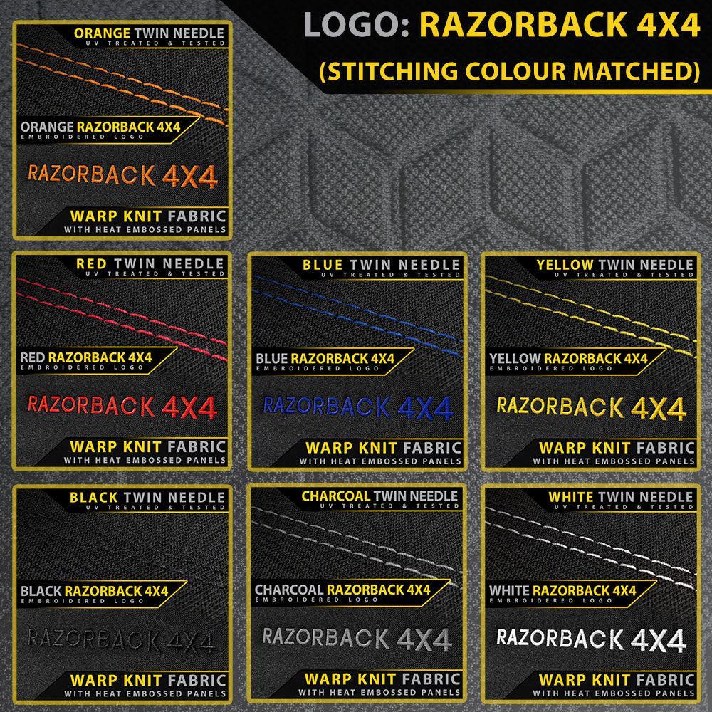 Razorback 4x4 - Isuzu D-Max RG - LS-M, LS-U, LS-U+, X-Rider, X-Terrain - GP6 Premium Neoprene 2x Front Seat Covers (Available)