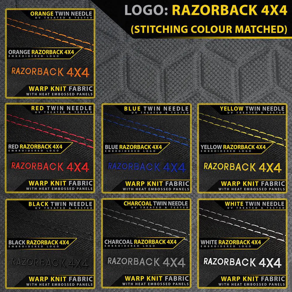 Razorback 4x4 - Toyota Hilux 8th Gen 48V V-Active (Cloth Seats) - SR & SR5 - GP6 Premium Neoprene 2x Front Seat Covers (Available)