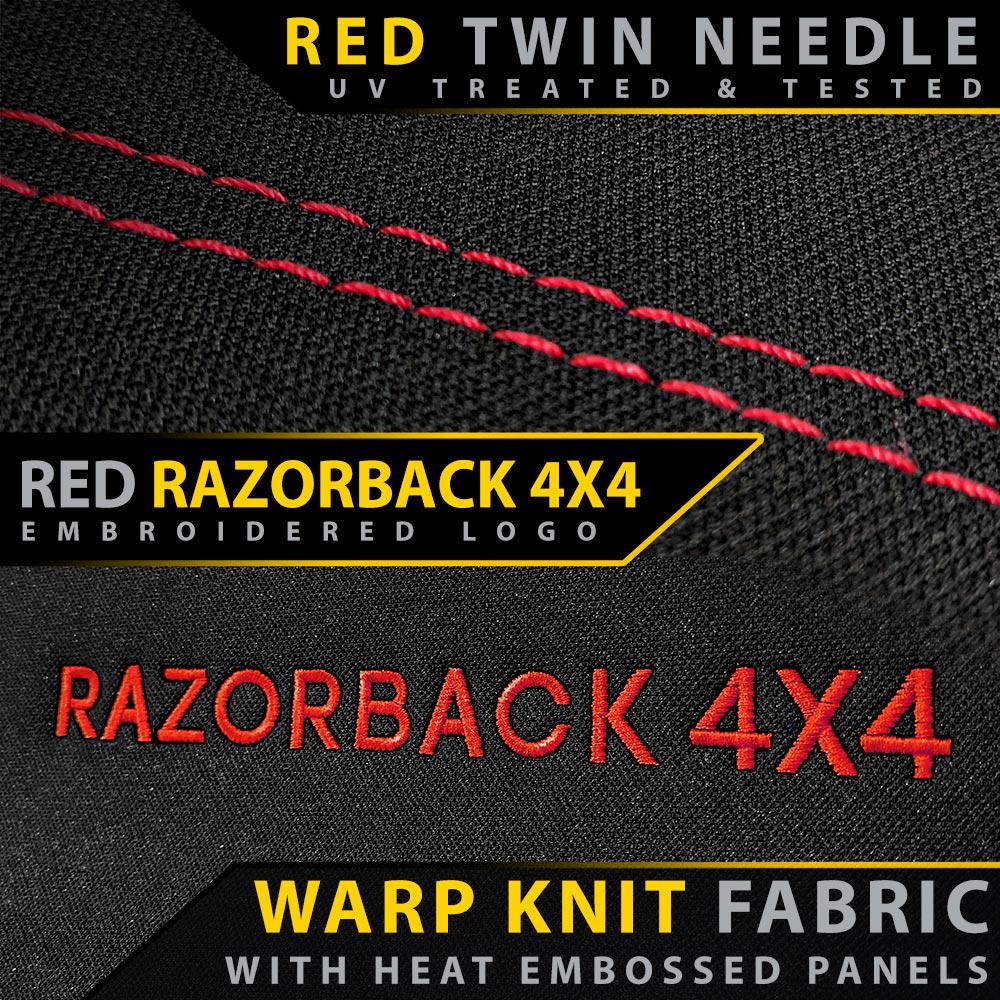Razorback 4x4 - Toyota Landcruiser 200 Series - GX & GXL - GP6 Premium Neoprene 2nd Row Seat Covers (Available)