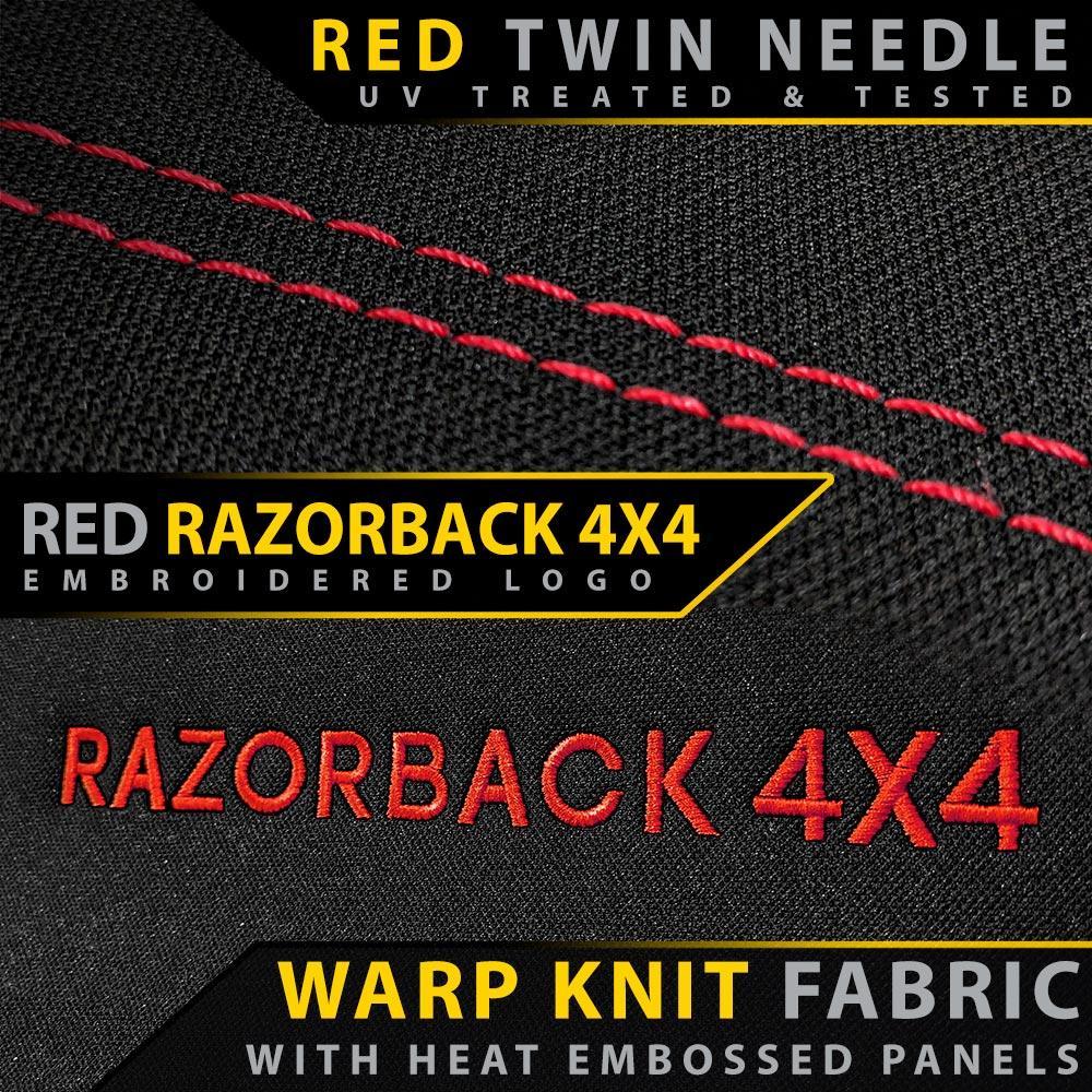 Razorback 4x4 - Jeep Wrangler JK II - 4-Door - GP6 Premium Neoprene Rear Row Seat Covers (Made to Order)