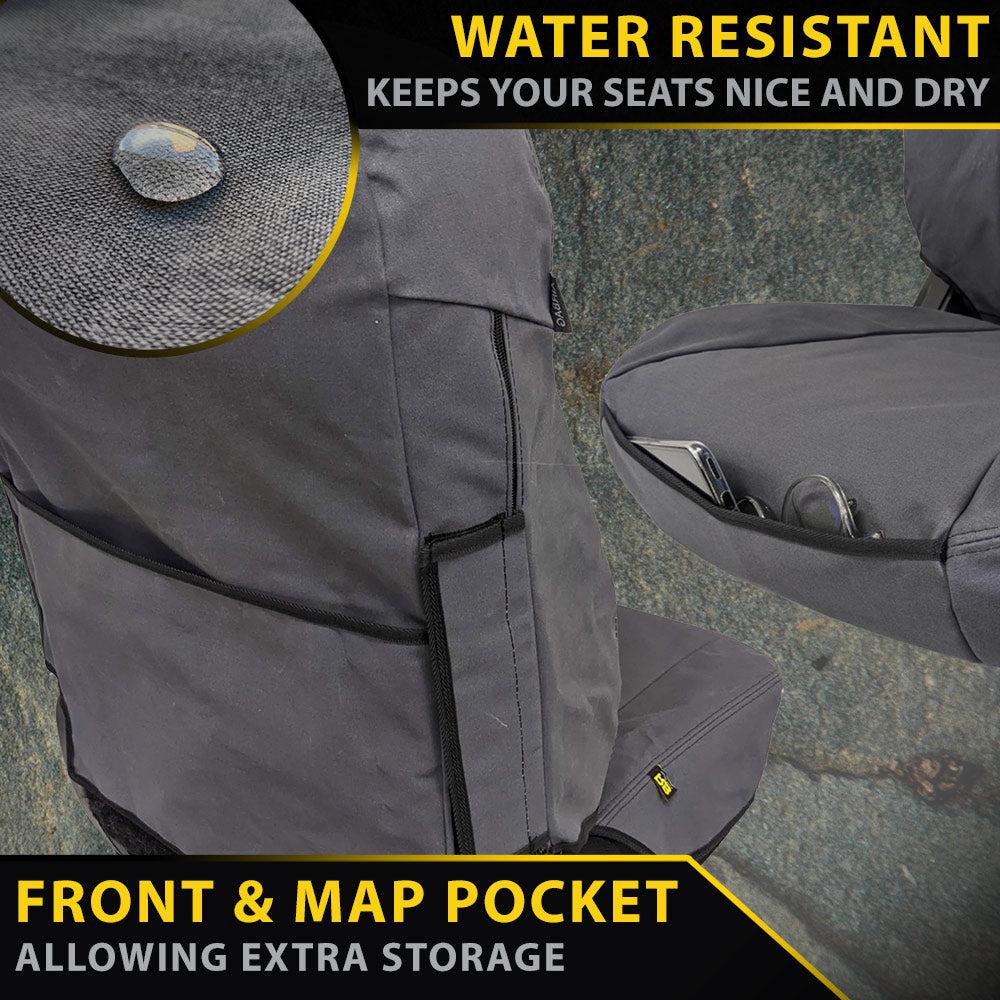Razorback 4x4 - Ford Next-Gen Everest UB - Trend & Tremor - XP7 Heavy Duty Canvas 2x Front Seat Covers (Available)