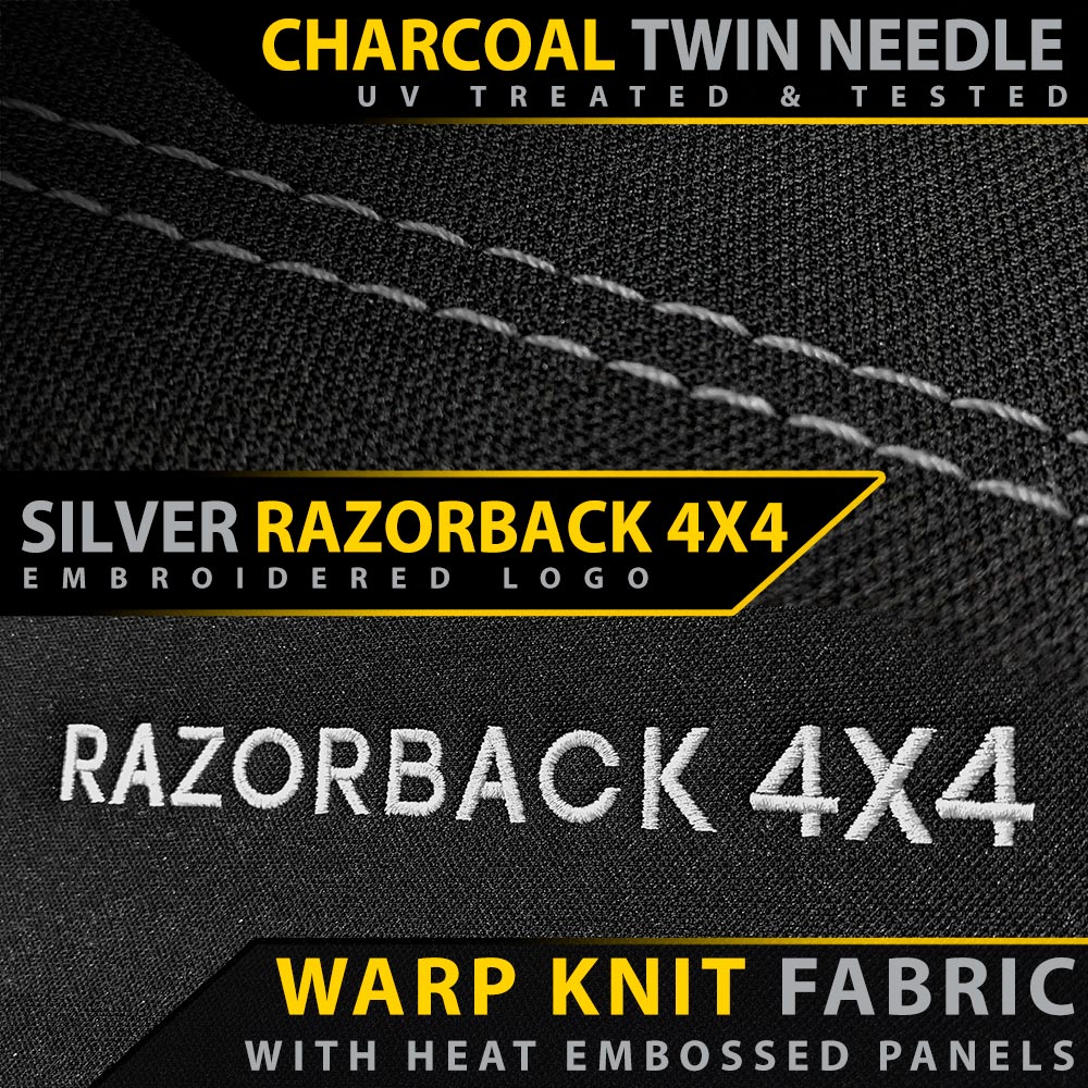 Razorback 4x4 - Mazda BT-50 TF - GP6 Premium Neoprene Rear Row Seat Covers (Available)