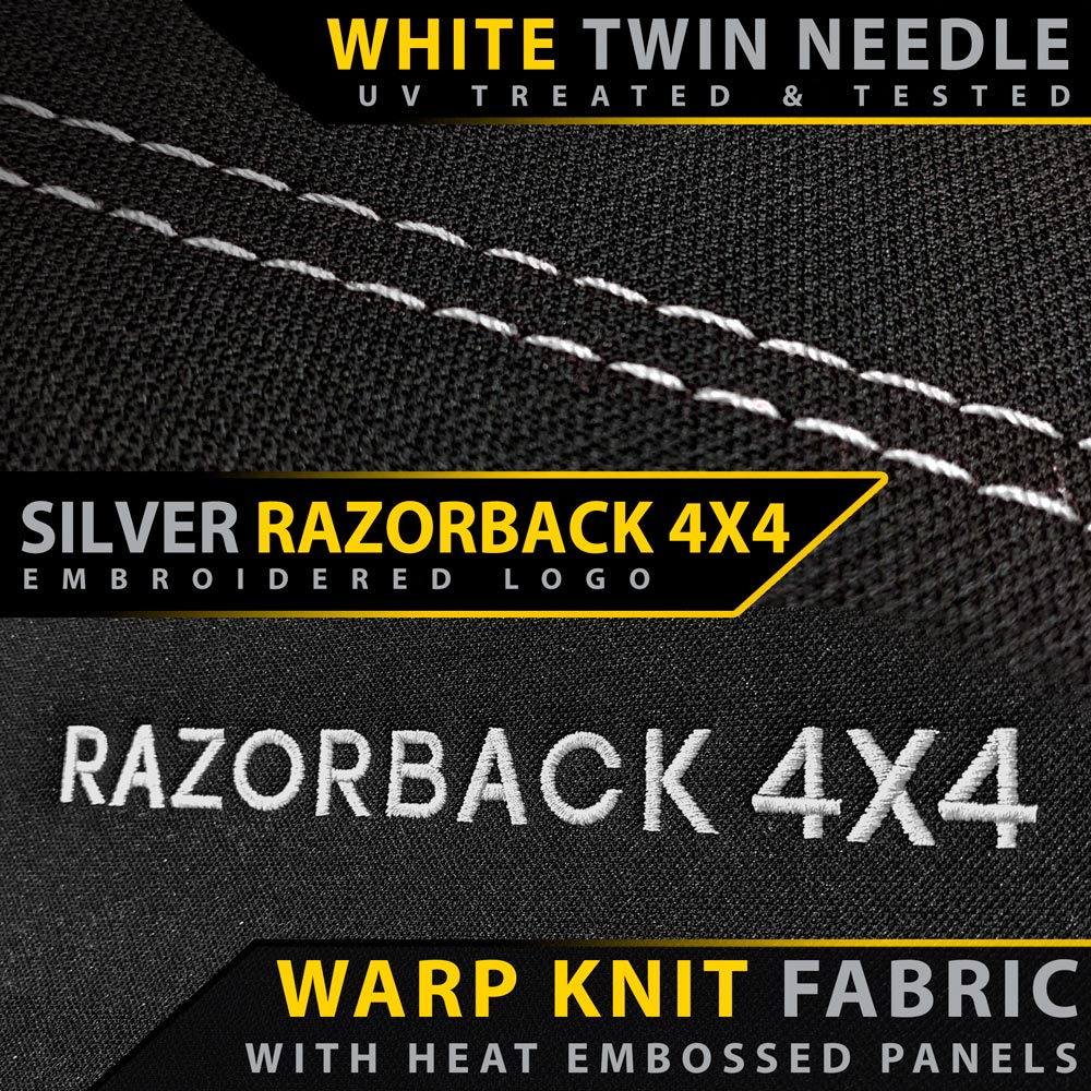Razorback 4x4 - Mazda BT-50 TF - GP6 Premium Neoprene Rear Row Seat Covers (Available)