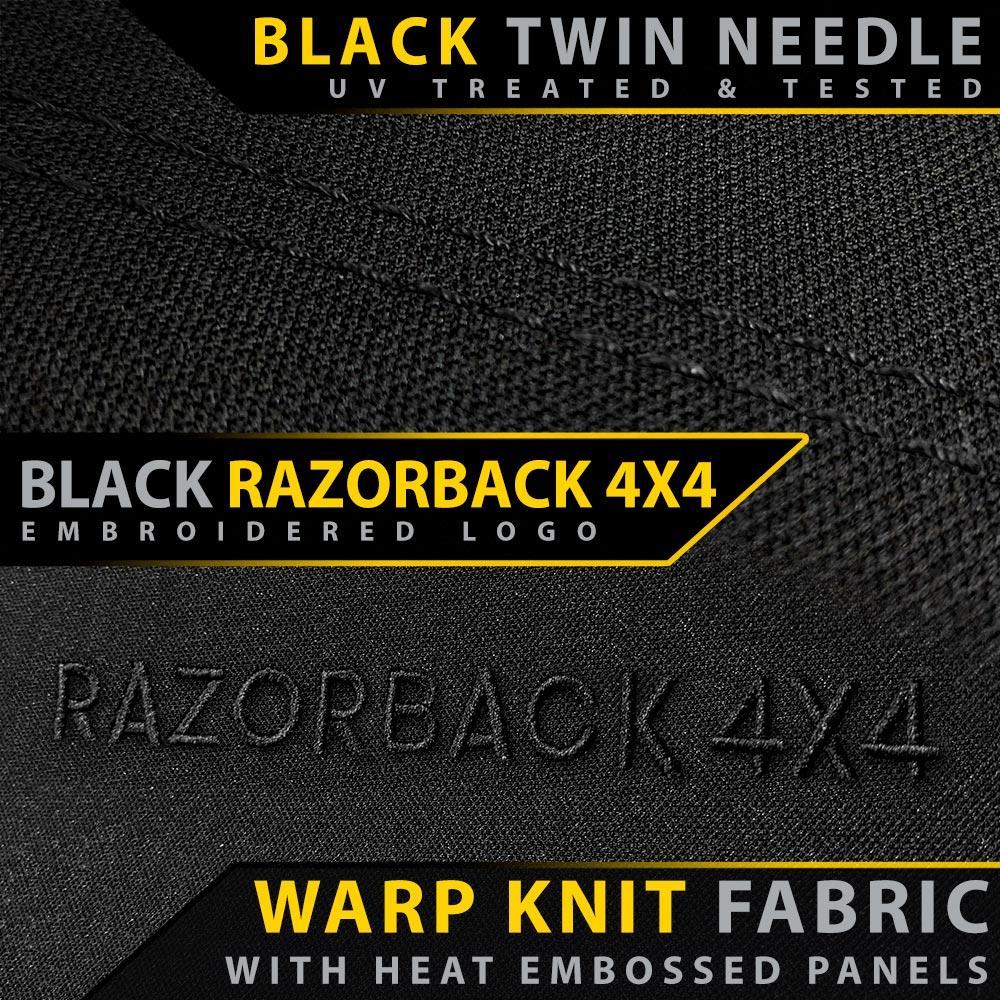 Razorback 4x4 - Mazda BT-50 TF - Single Cab - GP6 Premium Neoprene 2x Front Seat Covers (Made to Order)