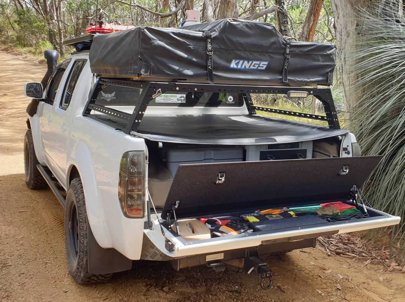 Tailgate Storage Suitable for Nissan Navara D40