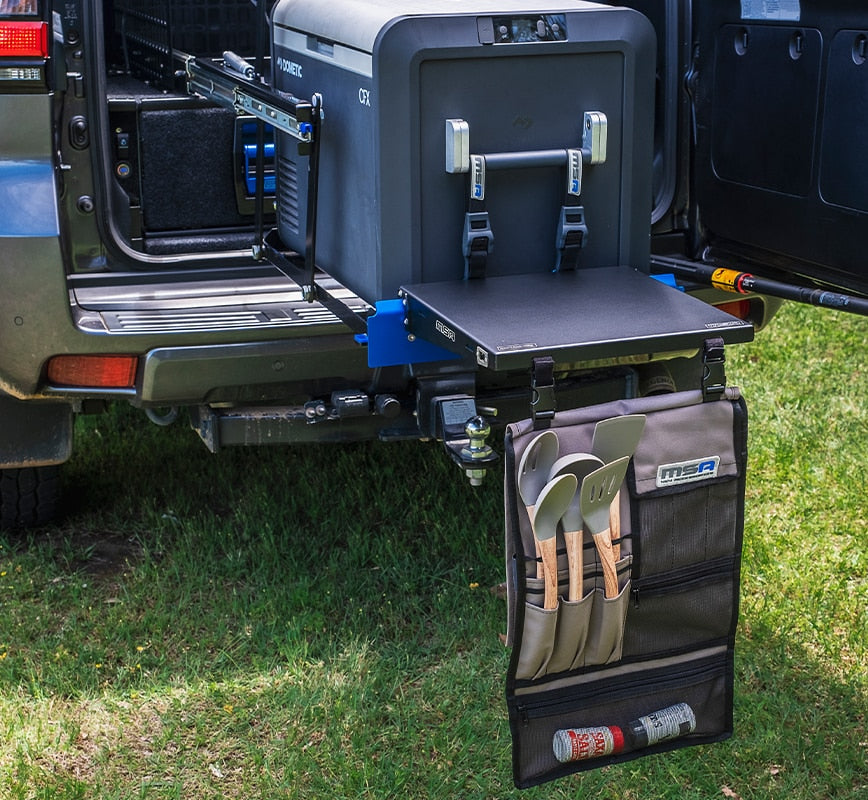 MSA 4x4 Drop Slide™ Clip-On Table with Cutlery Roll