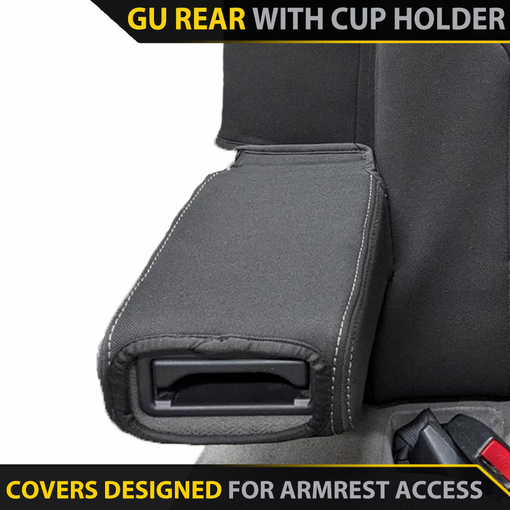 Razorback 4x4 - Nissan Patrol GU Y61 Wagon - Series 4 to 9 - ST, ST-L & ST Plus - GP4 Neoprene 2nd Row Seat Covers (In Stock)