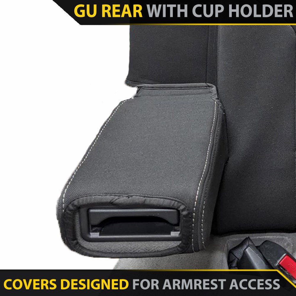 Razorback 4x4 - Nissan Patrol GU Y61 Wagon - Series 4 to 9 - ST, ST-L & ST Plus - GP6 Premium Neoprene 2nd Row Seat Covers (Available)