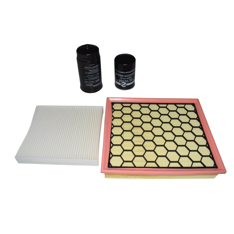 Oil Air Fuel Cabin Filter Service Kit Suitable For LDV T60 2.8L Turbo Diesel 2017-ON
