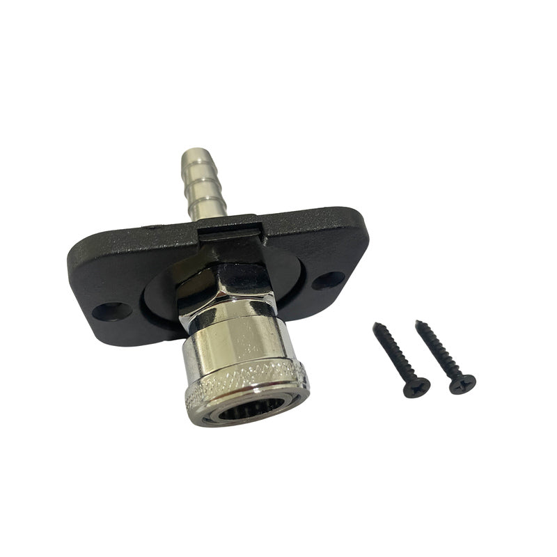 3/8″ Barbed Male & Female Air Fitting Flush Mount Fit On Board Compressors