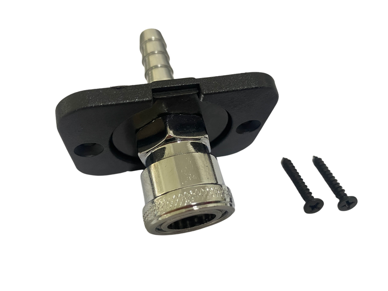 3/8″ Barbed Male & Female Air Fitting Flush Mount Fit On Board Compressors