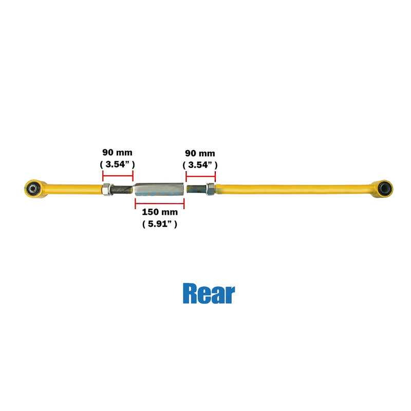 Front Rear Adjustable Panhard Rod Kit Suitable For Nissan Patrol GQ Y60 GU1 Y61 2-6" Lift