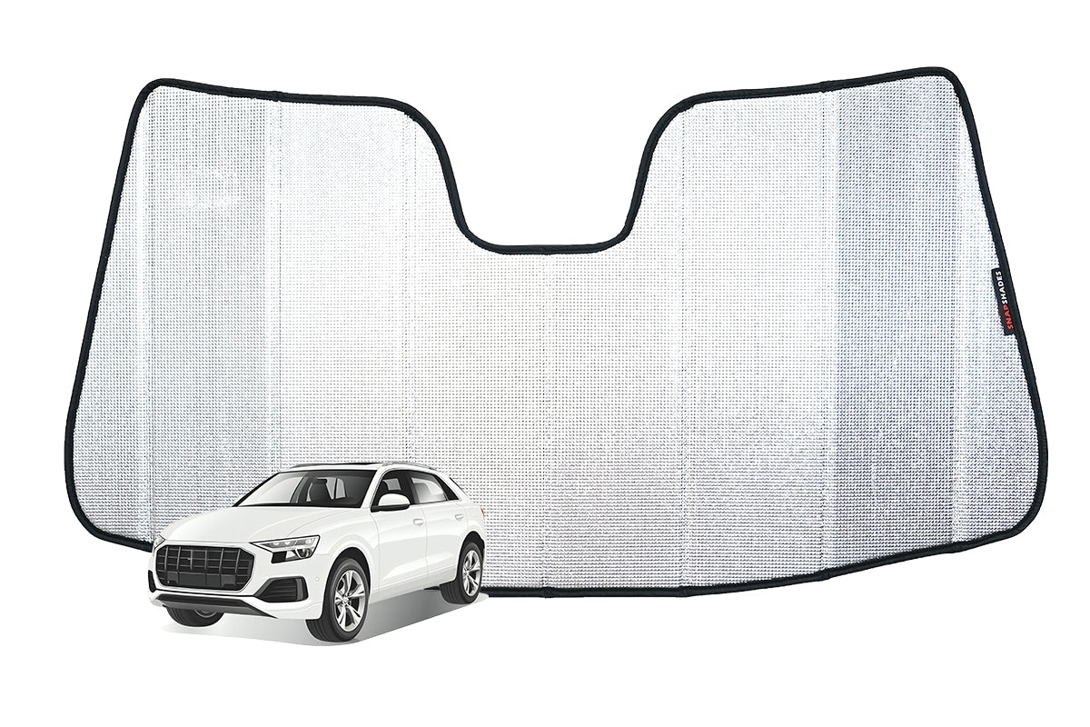 Snap Shades Suitable for Audi Q8 1st Generation 2018-Present - Front Windscreen Sun Shade