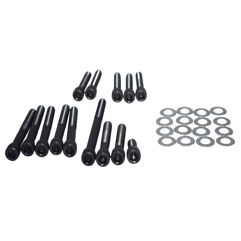 14 Pcs Black Timing Cover / Water Pump Bolt Kit Suitable For Holden 253 304 308 V8 HQ VN