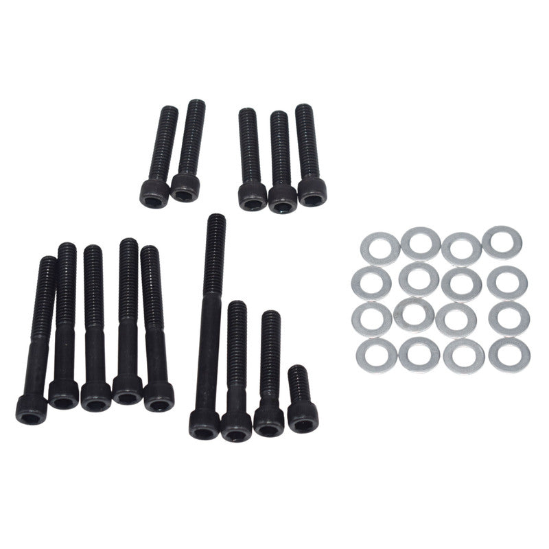 14 Pcs Black Timing Cover / Water Pump Bolt Kit Suitable For Holden 253 304 308 V8 HQ VN