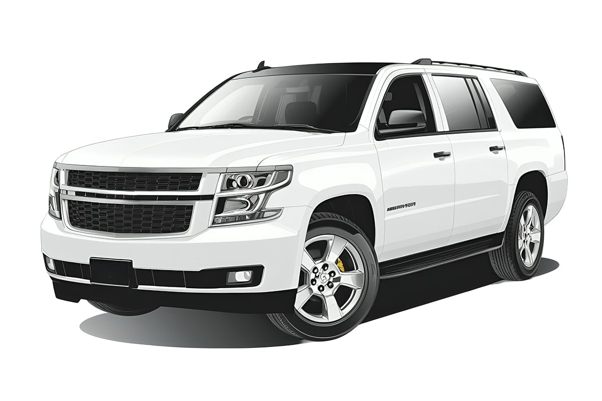 Snap Shades Suitable for Chevrolet Suburban | GMC Yukon XL | Cadillac Escalade ESV (GMT K2YC/G, GMT K2XL; 2015-2020)