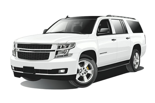 Snap Shades Suitable for Chevrolet Suburban | GMC Yukon XL | Cadillac Escalade ESV (GMT K2YC/G, GMT K2XL; 2015-2020)