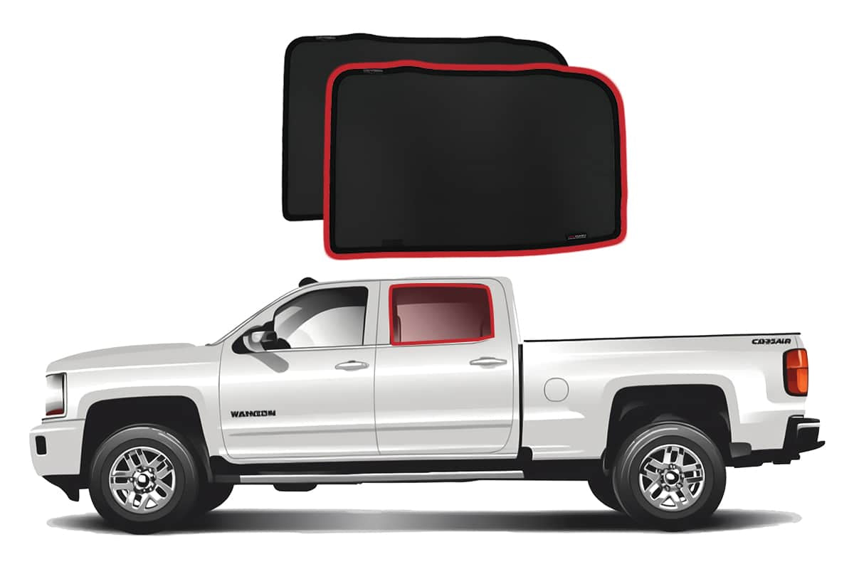 Snap Shades Suitable for Chevrolet Silverado 1500/2500 3rd Generation | GMC Sierra 4th Generation (K2XX; 2013-2018)