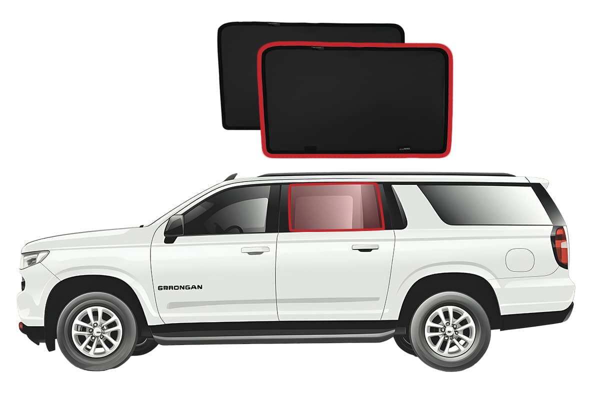 Snap Shades Suitable for Chevrolet Suburban | GMC Yukon XL 12th Gen 2021-Present