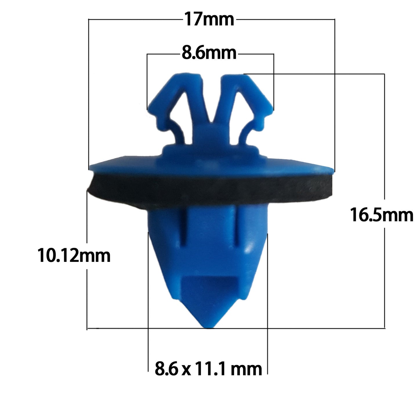Door Trim Front Body Moulding Repair Flare Panel Clip Suitable For Toyota Prado 120 series 12pcs