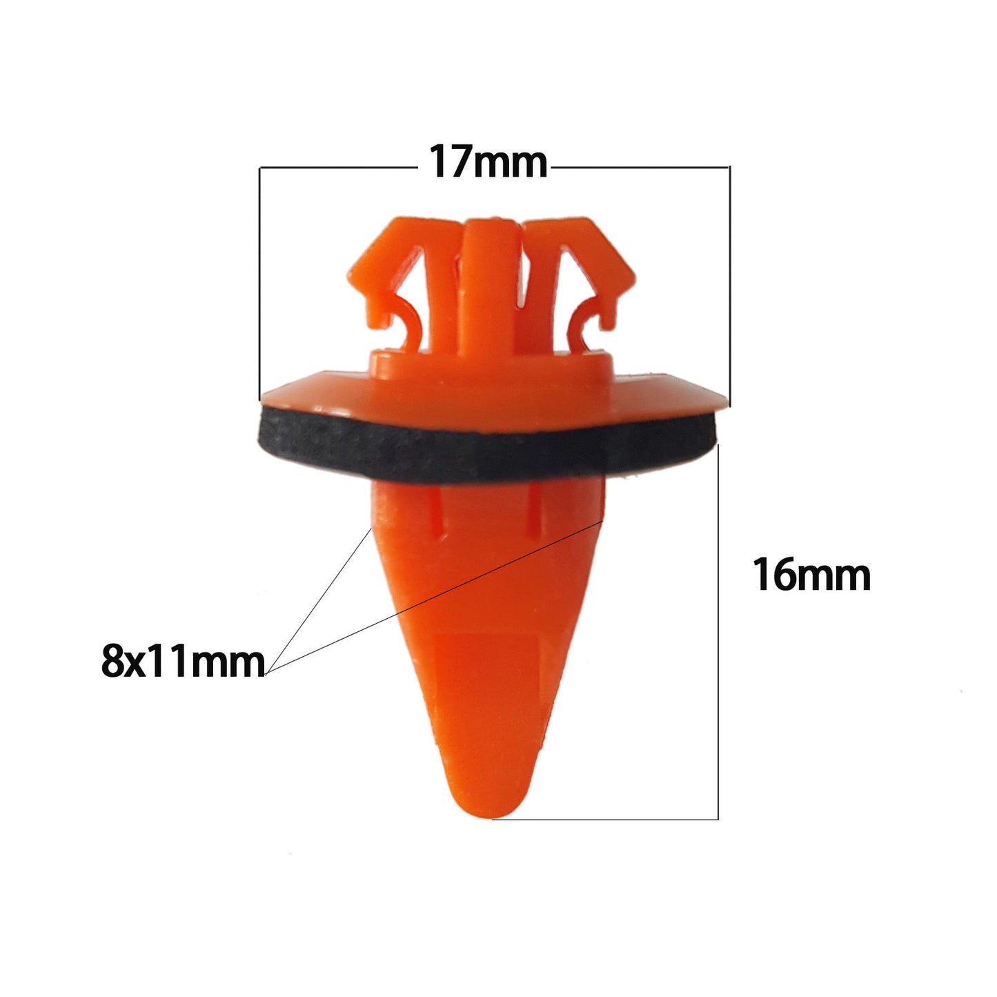 Door Trim Front Body Moulding Repair Flare Panel Clip Suitable For Toyota Prado 120 series 12pcs