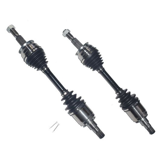 Pair Front CV Joint Drive Shaft Suitable For Nissan Pathfinder R51 Navara RX ST ST-X D40 2005-2015