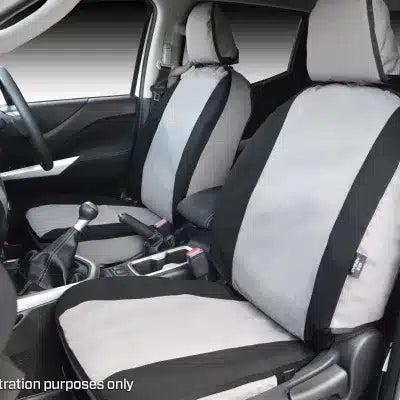 MSA 4x4 Front & Second Row Seat Covers Suitable for HiLux SR5 Single/Extra/Dual Cab 2005-2009 HL3539CO