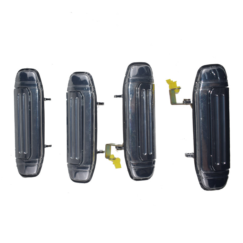 4 Pcs Outer Door Handle Clip Set (Chrome) - Suitable For Mitsubishi Pajero NH NK NJ NL 1991-2000
