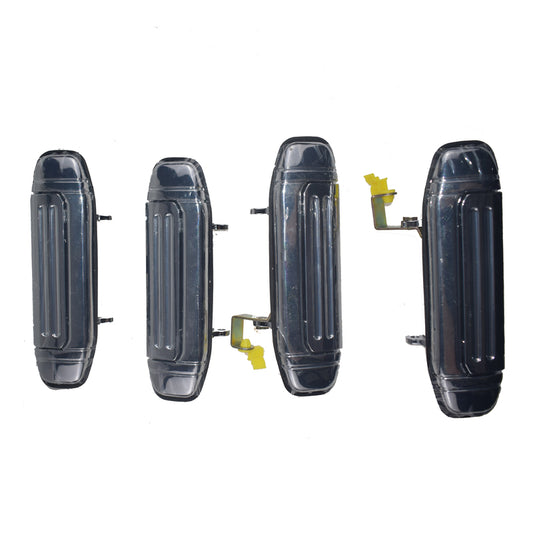 4 Pcs Outer Door Handle Clip Set (Chrome) - Suitable For Mitsubishi Pajero NH NK NJ NL 1991-2000