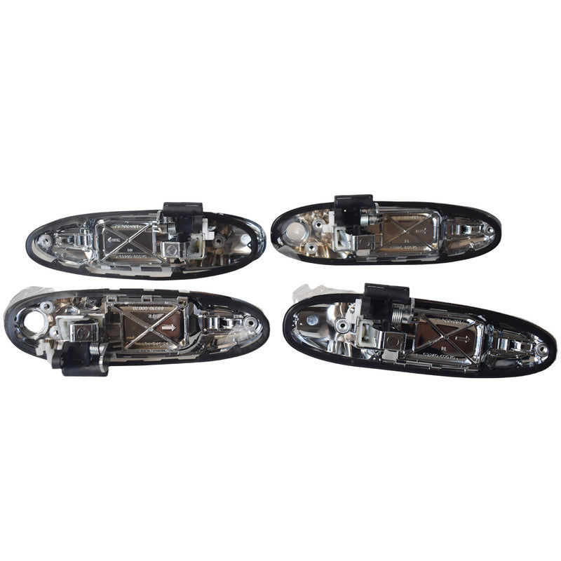 Front + Rear 4pcs Outer Door Handle Suitable For Toyota Landcruiser J100 1998-2007