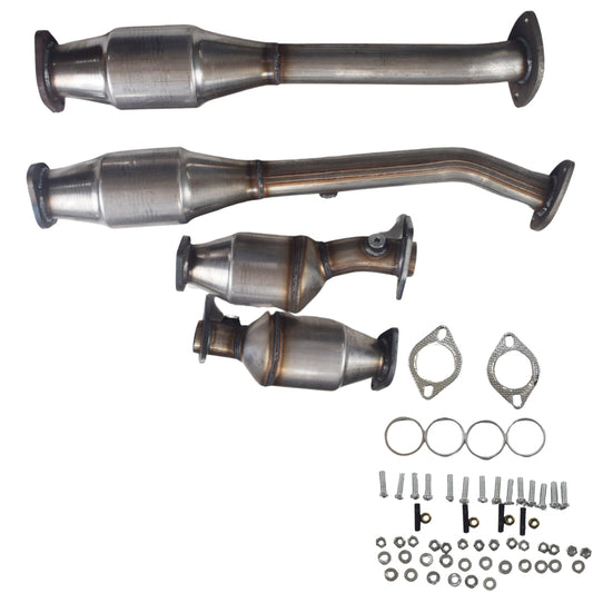 4 x Catalytic Converter Set Suitable For Nissan Frontier 2005-2014 Pathfinder 4.0L 2005-2012