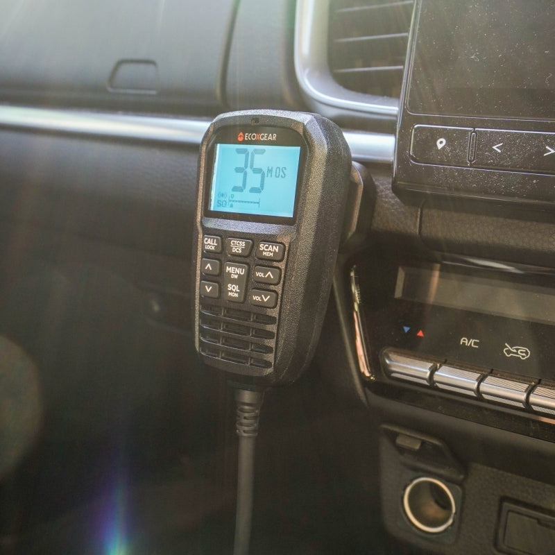 EcoXgear EXG3000 5-Watt Compact Fixed Mount UHF Radio with Multi-Colour LCD Display Mic - 4X4 PACK