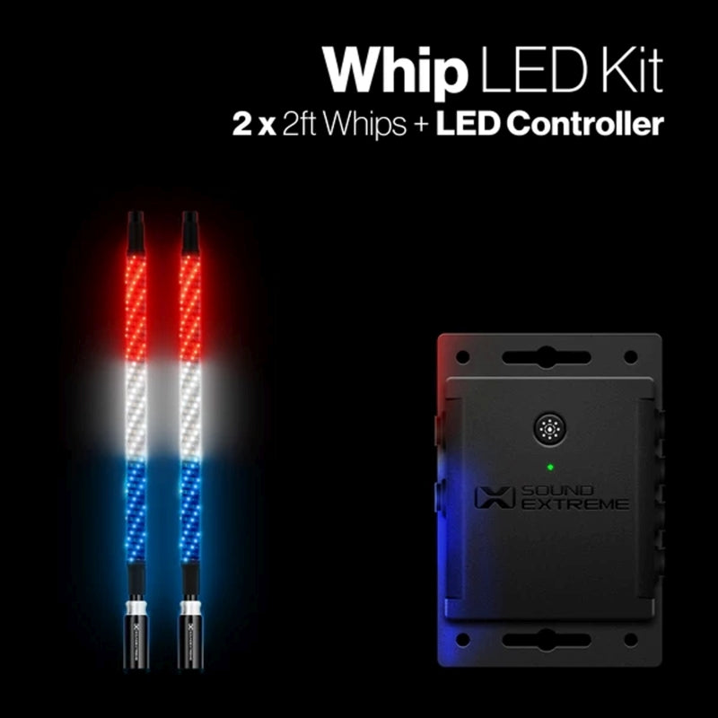 ECOXGEAR 2 Foot Whip LED Kit With Controller