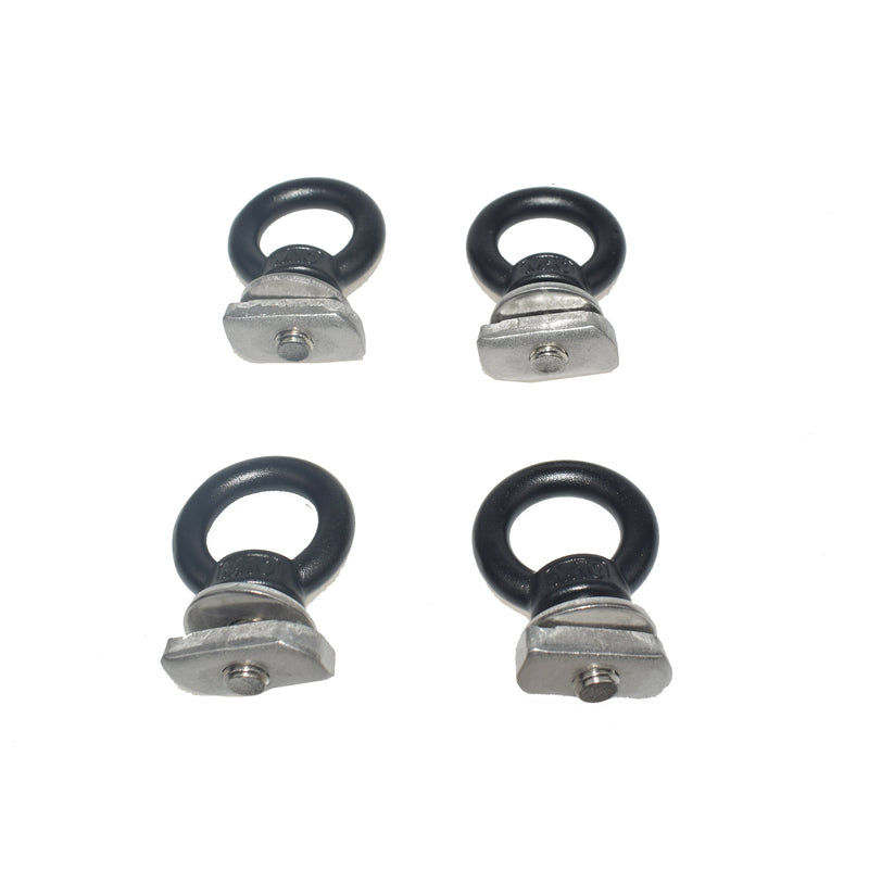4 x Eye Bolt Tie Down Kit Suitable For Rhino Pioneer Platform Roof Rack Fix The 4WD Awning