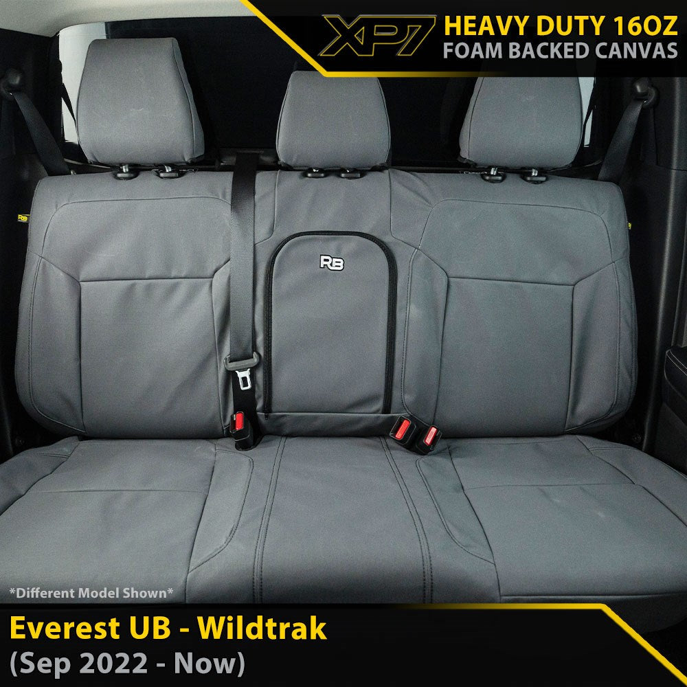 Razorback 4x4 - Ford Next-Gen Everest UB - Wildtrak - XP7 Heavy-Duty Canvas 2nd Row Seat Covers (Made To Order)