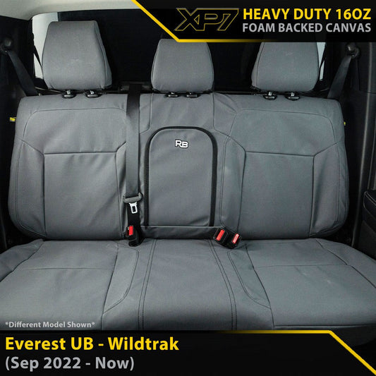Razorback 4x4 - Ford Next-Gen Everest UB - Wildtrak - XP7 Heavy-Duty Canvas 2nd Row Seat Covers (Made To Order)