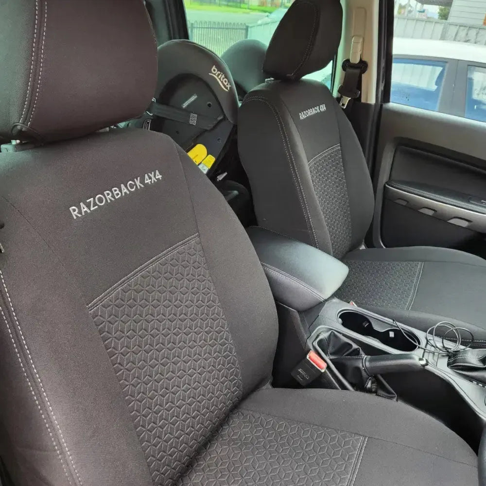 Razorback 4x4 - Mazda BT-50 UR - GP6 Premium Neoprene 2x Front Seat Covers (Made to Order)