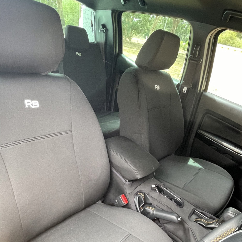 Razorback 4x4 - Ford Ranger PX I - GP4 Neoprene 2x Front Seat Covers (Available)